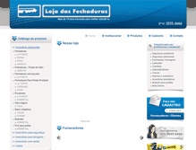Tablet Screenshot of lojadasfechaduras.com.br